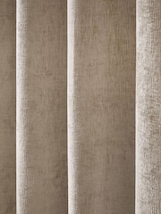 Natural Plush Chenille Super Thermal Eyelet Door Curtain - Image 4 of 4