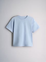 The Set 5 Pack Short Sleeve Oversized T-Shirt and Elasticated Waist Long Leg Pyjamas Light Blue/Navy/Grey/White - Image 11 of 13