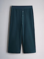 The Set 5 Pack Short Sleeve Oversized T-Shirt and Elasticated Waist Long Leg Pyjamas Light Blue/Navy/Grey/White - Image 3 of 13