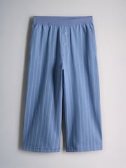The Set 5 Pack Short Sleeve Oversized T-Shirt and Elasticated Waist Long Leg Pyjamas Light Blue/Navy/Grey/White - Image 5 of 13