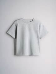 The Set 5 Pack Short Sleeve Oversized T-Shirt and Elasticated Waist Long Leg Pyjamas Light Blue/Navy/Grey/White - Image 7 of 13