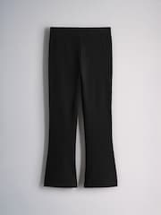The Set 5 Pack Ribbed Flare Leggings Black/Brown/Cream - Image 2 of 8
