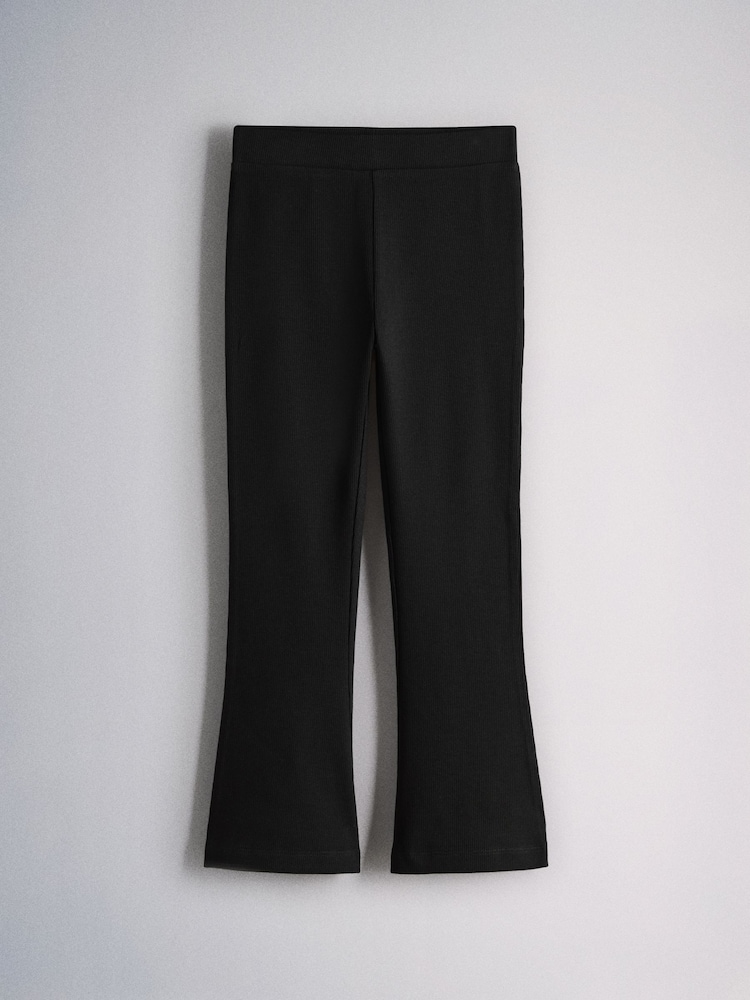 The Set 5 Pack Ribbed Flare Leggings Black/Brown/Cream - Image 2 of 8 The Set 5 Pack Ribbed Flare Leggings Black/Brown/Cream - Image 2 of 8