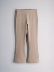 The Set 5 Pack Ribbed Flare Leggings Black/Brown/Cream - Image 5 of 8