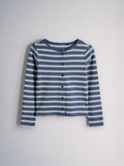 The Set 2 Pack Long Sleeve Rib Button Through Top and Short Pyjamas - 画像 8 / 12