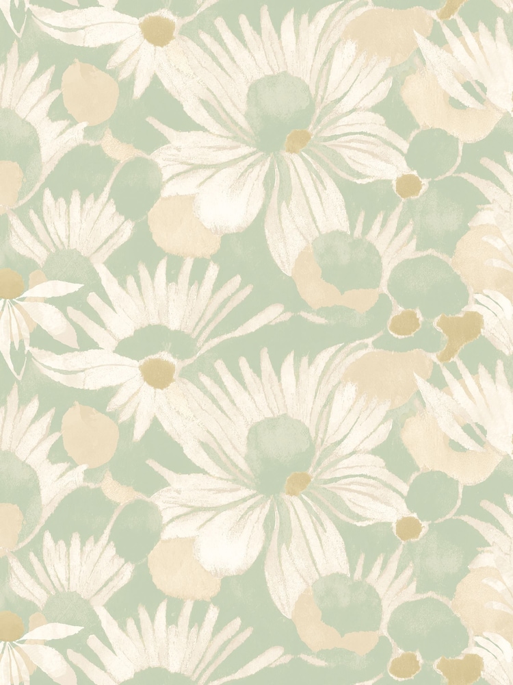 Ohpopsi Misty Mint Suiren 10M Wallpaper - Image 2 of 2 Ohpopsi Misty Mint Suiren 10M Wallpaper - Image 2 of 2