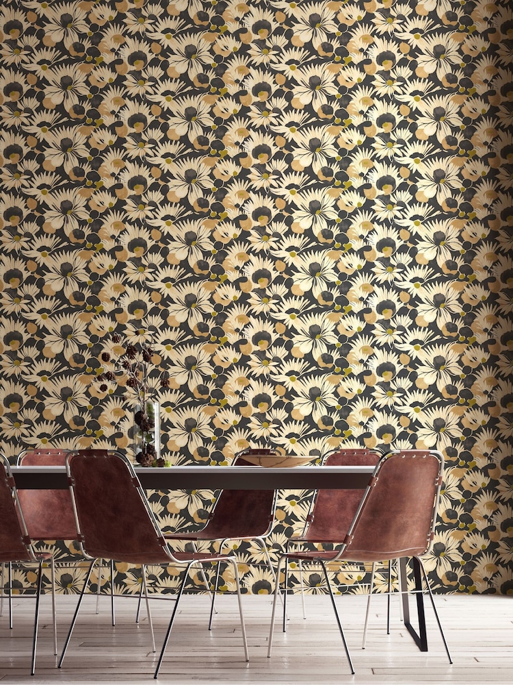 Ohpopsi Ebony Suiren 10M Wallpaper - Image 1 of 2 Ohpopsi Ebony Suiren 10M Wallpaper - Image 1 of 2