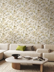 Ohpopsi Oyster Mix Shadow Bamboo 10M Wallpaper - Image 1 of 2