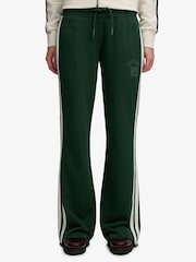 Superdry Green Ath Essentials Stripe Flare Joggers - Image 5 of 9