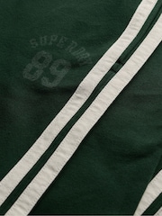 Superdry Green Ath Essentials Stripe Flare Joggers - Image 8 of 9