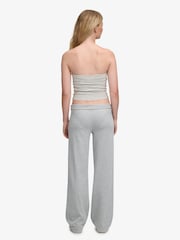 Superdry Grey Ath Ess Fold Over Joggers - Image 2 of 7