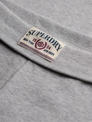 Superdry Grey Ath Ess Fold Over Joggers - Image 7 of 7