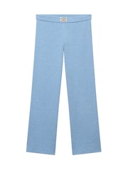 Superdry Blue Athletic Essentials Fold Over Joggers - Image 4 of 8