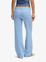 Superdry Blue Athletic Essentials Fold Over Joggers - Image 5 of 8