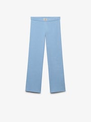 Superdry Blue Athletic Essentials Fold Over Joggers - Image 1 of 8