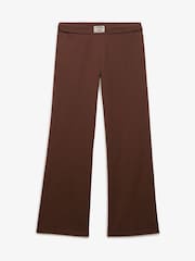 Superdry Brown Athletic Essentials Fold Over Joggers - Image 6 of 7