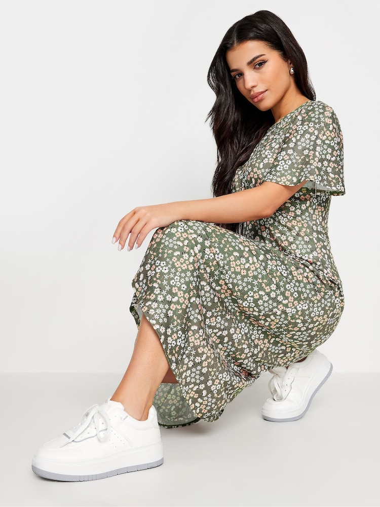 Rochie midi cu mânecă evazată PixieGirl Petite - Imaginea 3 din 3