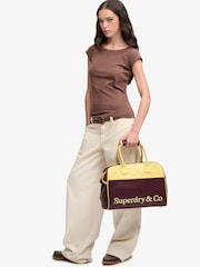 Superdry Yellow Heritage Retro Gym Bag - Image 1 of 4