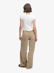 Superdry Tan Brown Mid Baggy Jumbo Cord Trousers - Image 2 of 5
