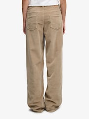 Superdry Tan Brown Mid Baggy Jumbo Cord Trousers - Image 5 of 5