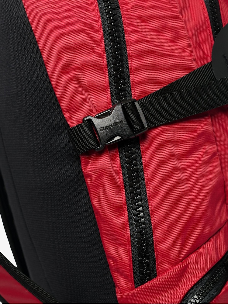 Superdry Red Outdoor Logo Backpack - Image 7 of 7 Superdry Red Outdoor Logo Backpack - Image 7 of 7