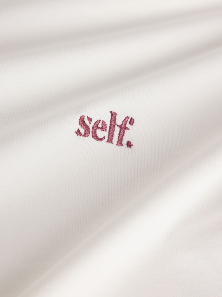 self. Pink Stripe Short Pyjamas Set - Image 2 of 3 self. Pink Stripe Short Pyjamas Set - Image 2 of 3