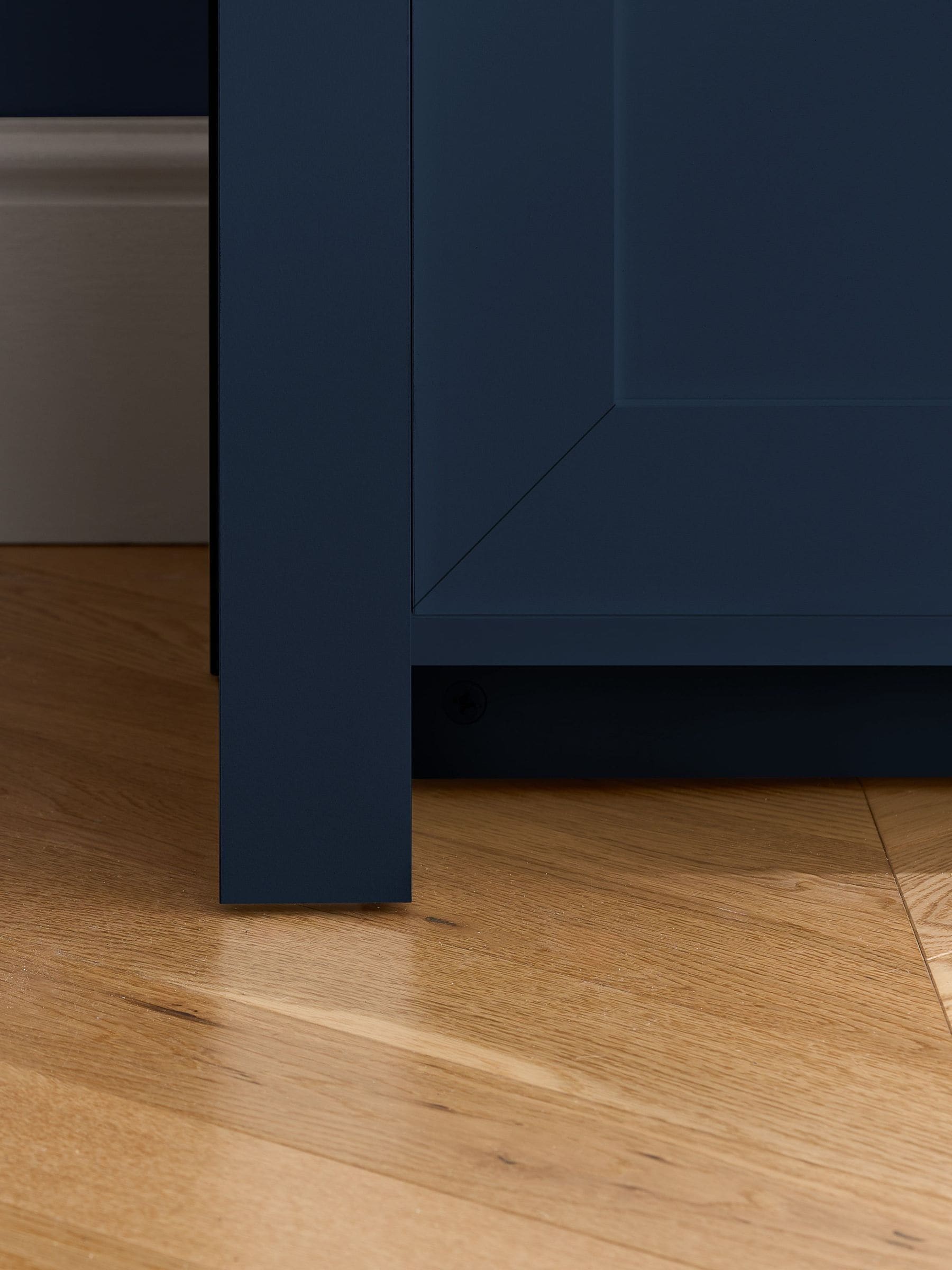 Buy Birlea Navy Blue Highgate 2 Door 2 Drawer Sideboard from the