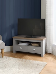 Birlea Grey Highgate Corner TV Unit - Image 1 of 5