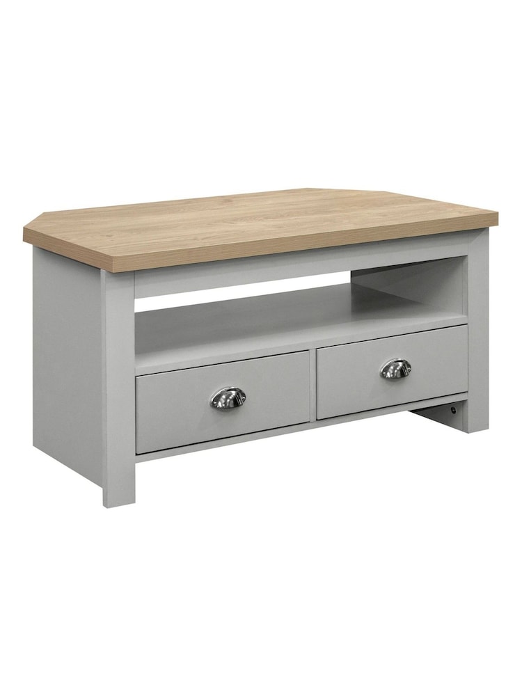 Birlea Grey Highgate Corner TV Unit - Image 5 of 5