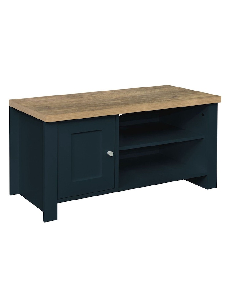 Birlea Navy Blue Highgate Small TV Unit - Image 5 of 5