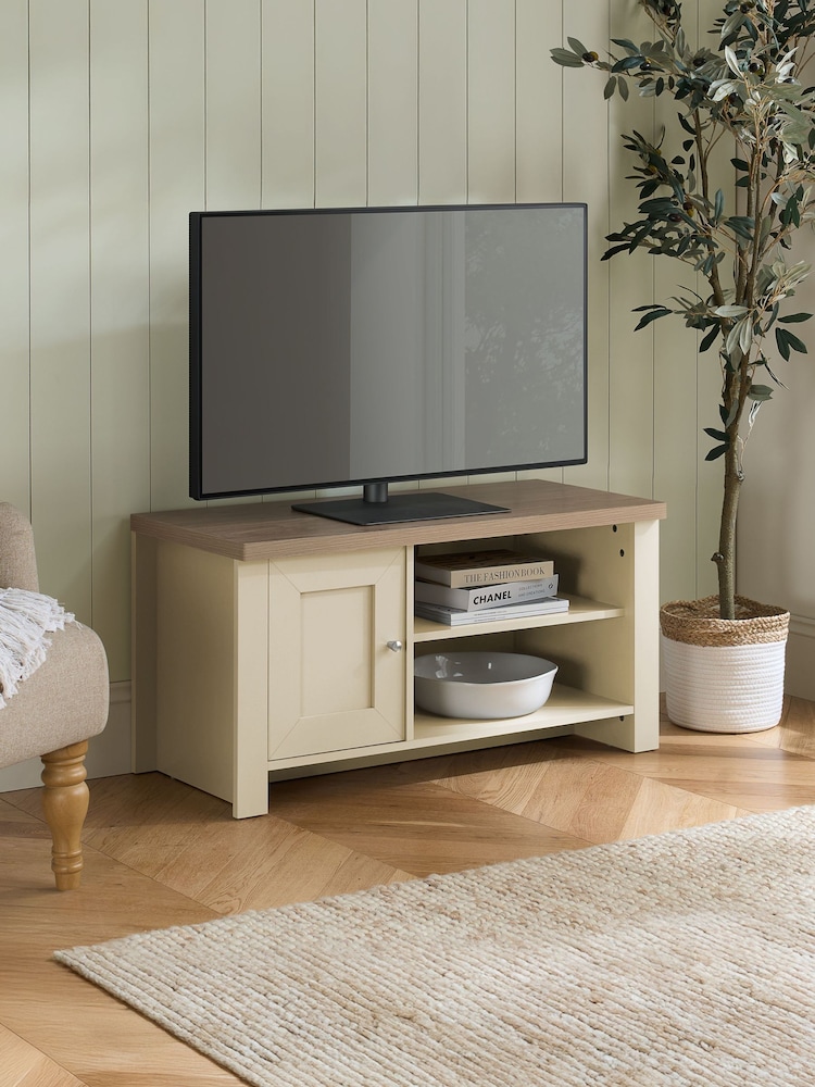 Birlea Cream Highgate Small TV Unit - Image 1 of 3