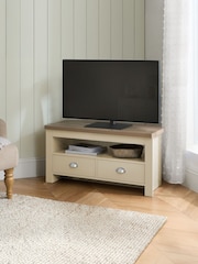 Birlea Cream Highgate Corner TV Unit - Image 1 of 4