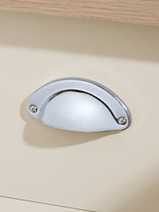 Birlea Cream Highgate 2 Door 2 Drawer Sideboard - Image 3 of 5