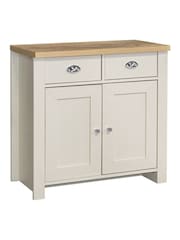 Birlea Cream Highgate 2 Door 2 Drawer Sideboard - Image 5 of 5