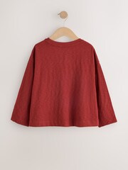Brown Embroidered Butterfly Long Sleeve Top (3-16yrs) - Image 2 of 5