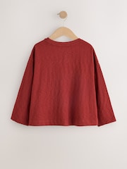Brown Embroidered Butterfly Long Sleeve Top (3-16yrs) - Image 6 of 9