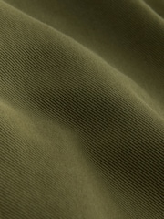 Washed Sage Green Utility Shirt Mini Dress - Image 6 of 6