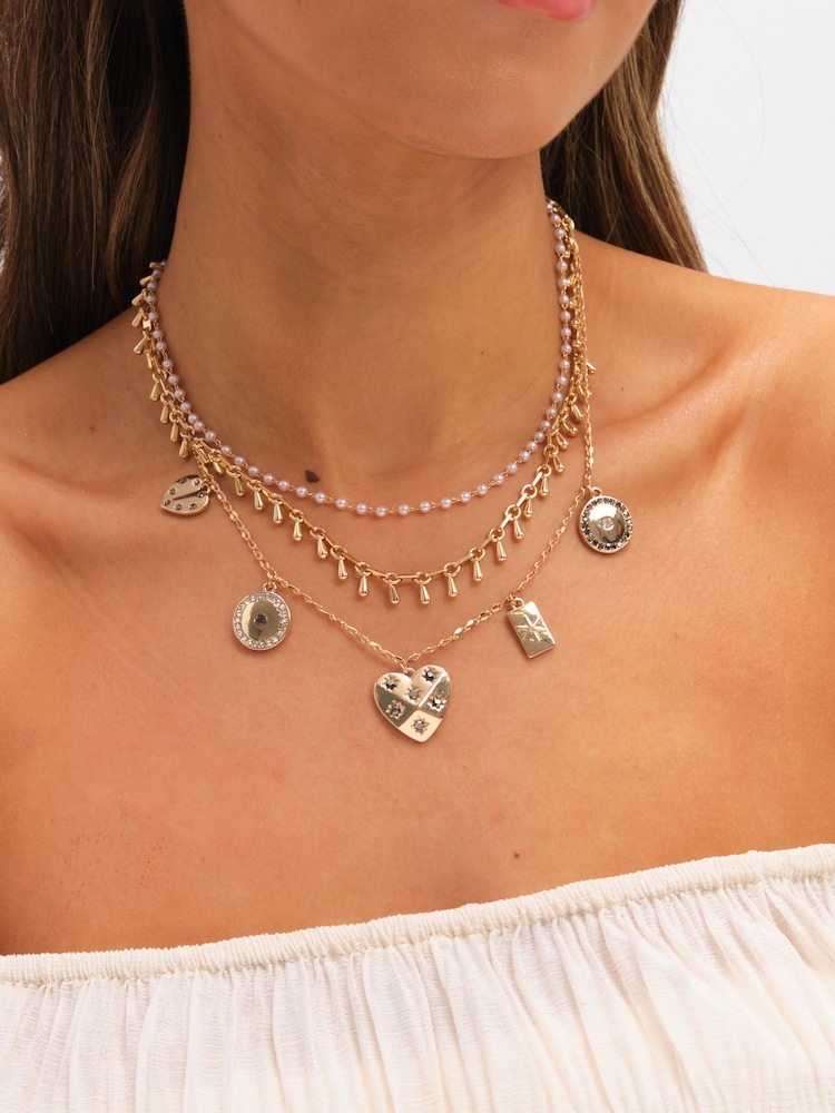 Mood Səmavi Cazibədarlığı Çoxsaylı Boyunbağı - 3şəkildən 2 şəkil