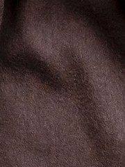 TBCo Chocolate Brown Wool Oversized Scarf - Image 4 of 4
