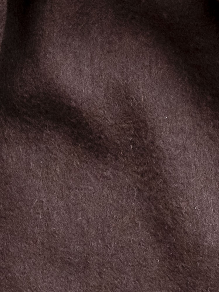 TBCo Chocolate Brown Wool Oversized Scarf - Image 4 of 4 TBCo Chocolate Brown Wool Oversized Scarf - Image 4 of 4