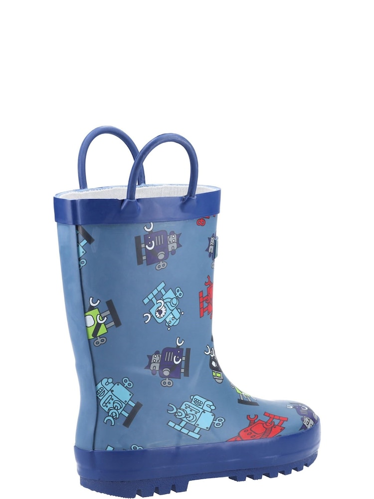 Cotswolds Blue Puddle Waterproof Pull On Boots - Image 2 of 4 Cotswolds Blue Puddle Waterproof Pull On Boots - Image 2 of 4