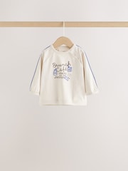 Blue/Brown Brunch Club Baby Top and Wide Leg Leggings Set 6 Piece (0mths-2yrs) - Image 3 of 13