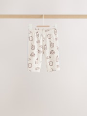Blue/Brown Brunch Club Baby Top and Wide Leg Leggings Set 6 Piece (0mths-2yrs) - Image 6 of 13