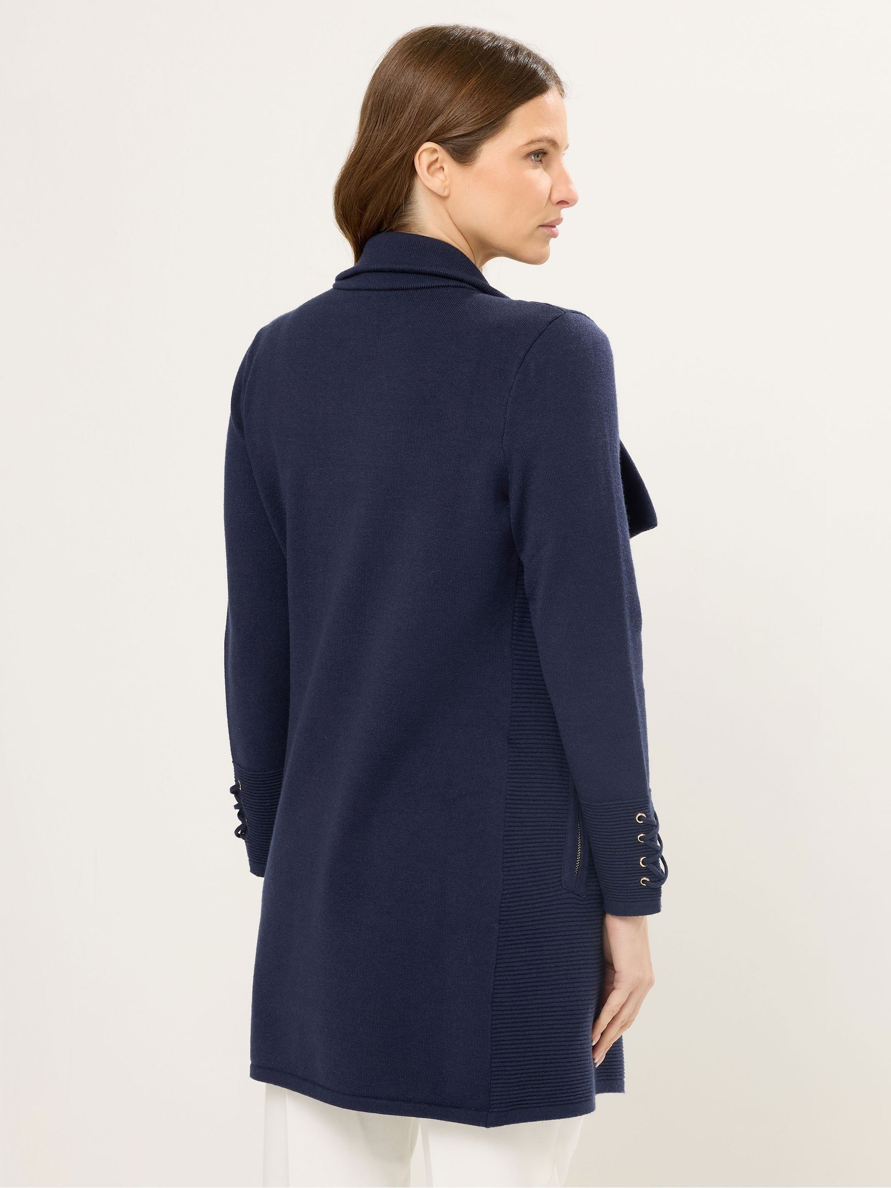 Buy Star by Julien MacDonald Blue Edge To Edge Zip Cardigan from