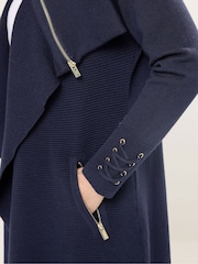 سترة كارديغان مفتوحة بسحّاب من Star by Julien MacDonald - صورة 3 من 5