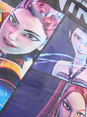 Gris antracita - KPOP Demon Hunters T-Shirt Dress (6-16yrs) - Imagen 9 de 9