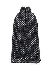JDY Black Sleeveless Polka Dot Top - Image 6 of 6