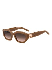 BOSS Brown Cat Eye Sunglasses - Image 1 of 4