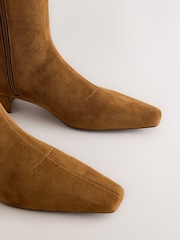 Įdegis rudas - „Forever Comfort®“ aulinukai iki kelių su kaltu ant nosies - 3 paveikslėlis iš 5