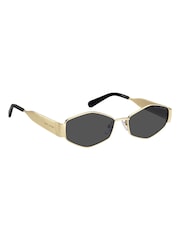 Marc Jacobs Gold Square Geometrical Sunglasses - Image 2 of 4